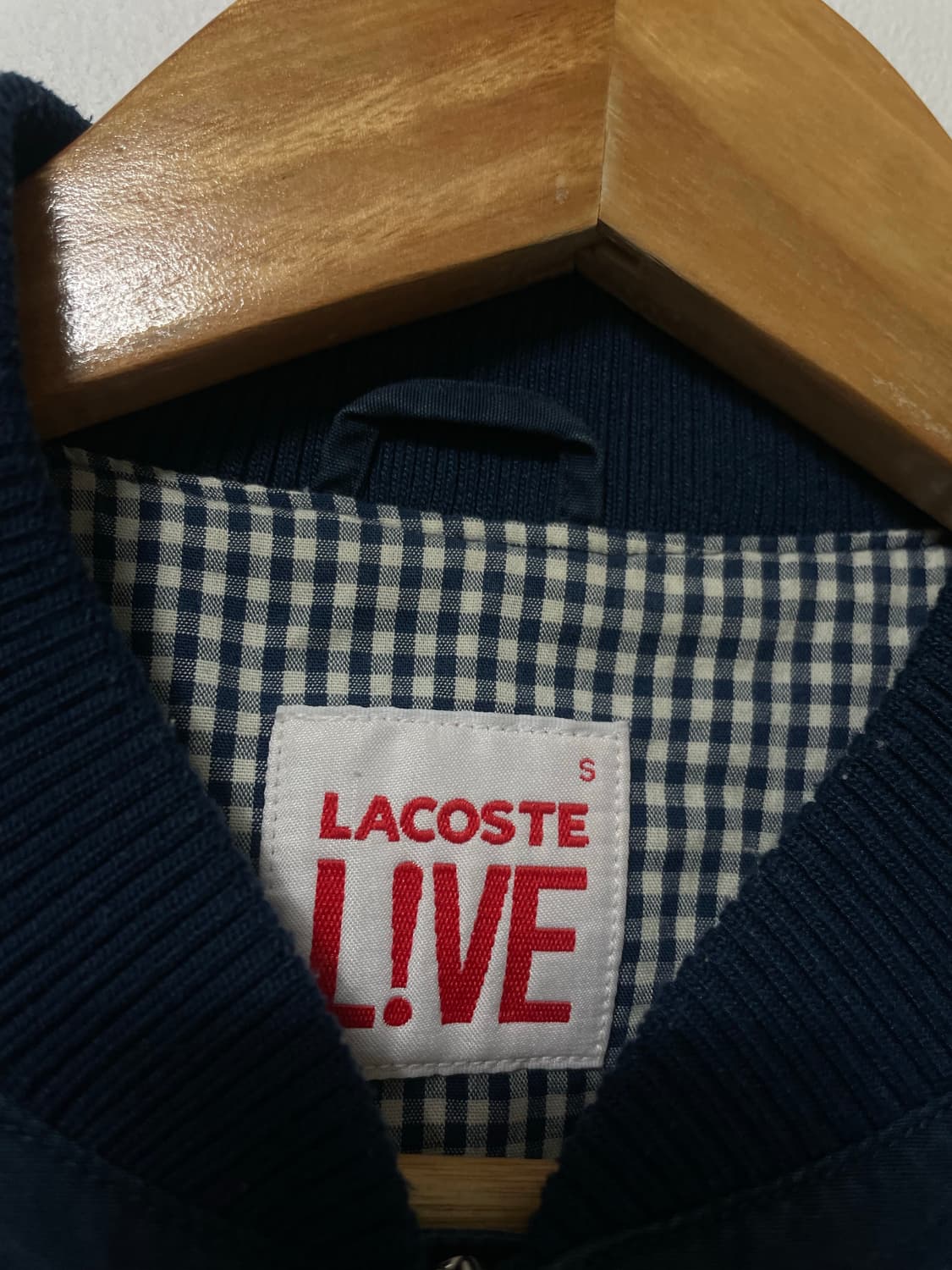 55 라코스테 크롭 블루종 자켓 정품 상품이미지4