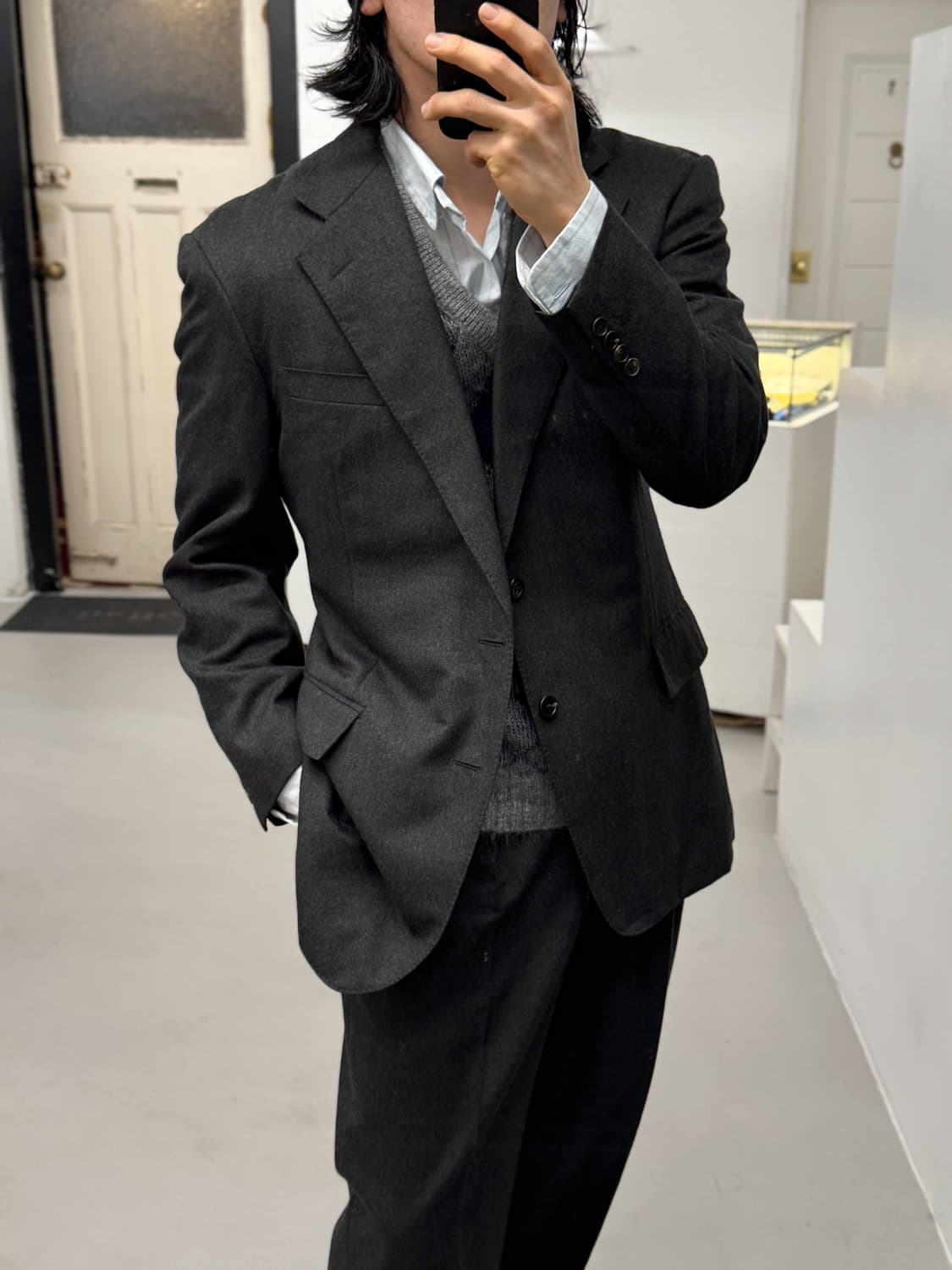 폴로 랄프로렌 플란넬 수트 상품이미지1