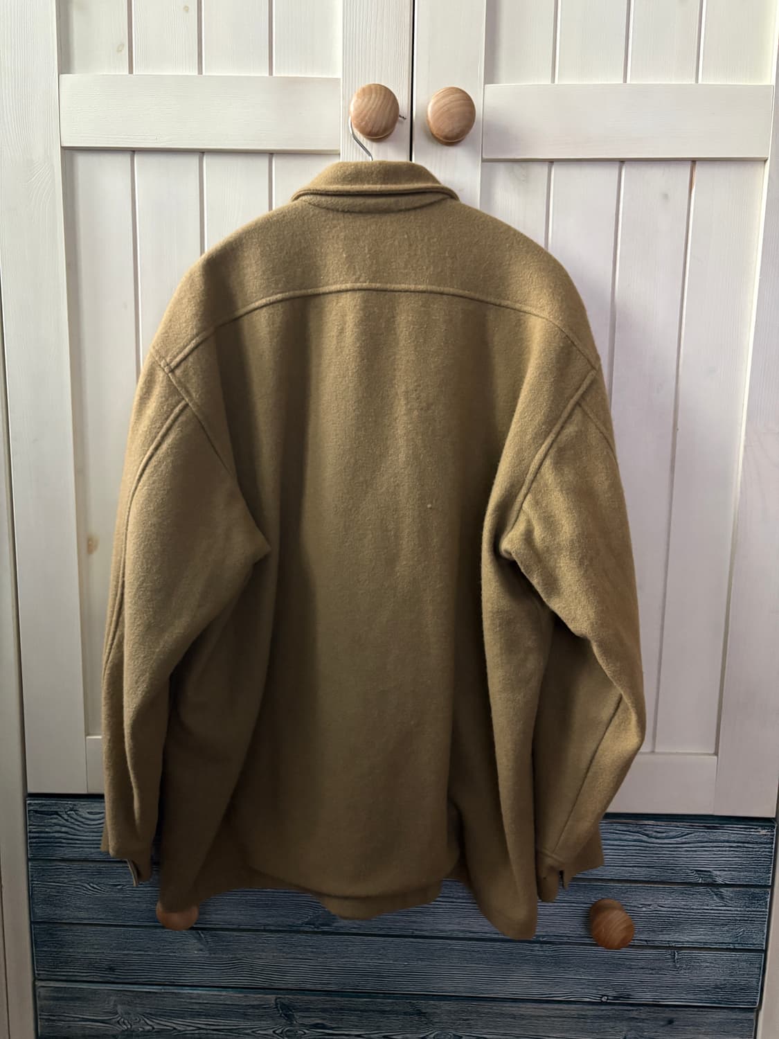 올드 스투시 울 셔츠 s 상품이미지5