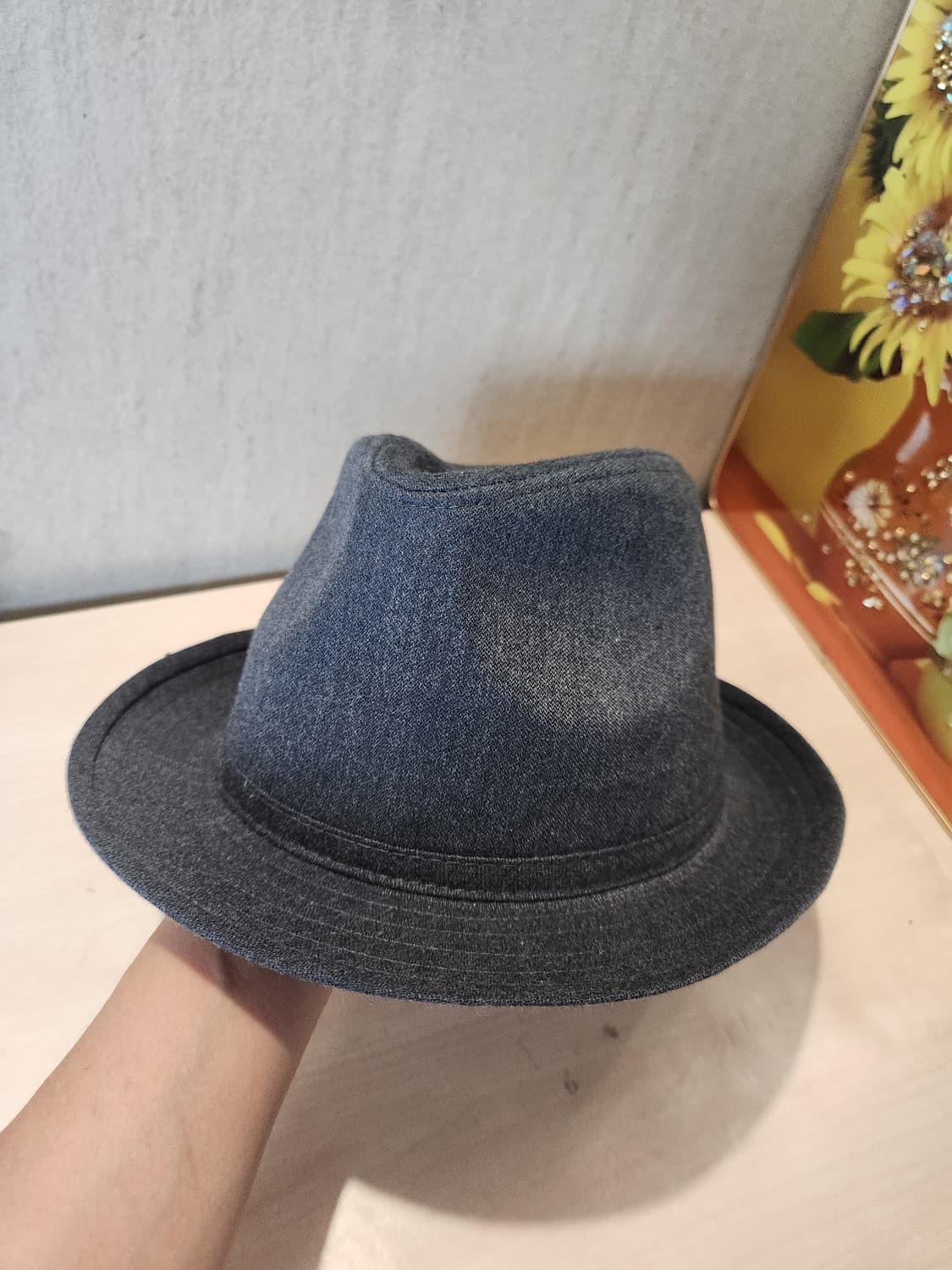 “ZARA MAN 그레이 페도라햇 🎩 감성+댄디 무드 필수템” 상품이미지1