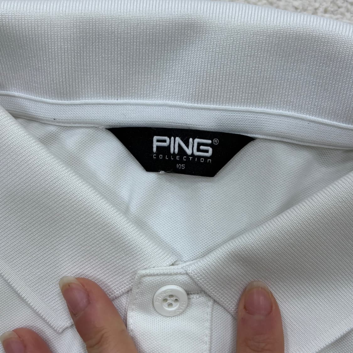 105 핑 남성 기능성 긴팔 카라 티셔츠 0323E 상품이미지3