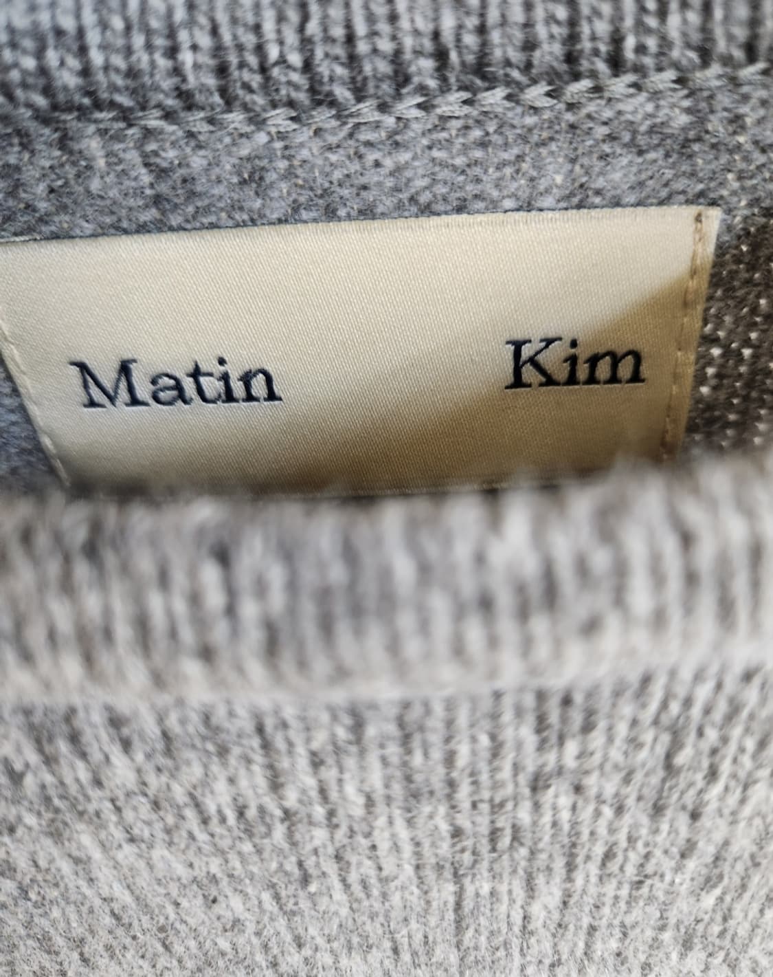 마땡킴 골지 니트탑 프리사이즈 상품이미지8