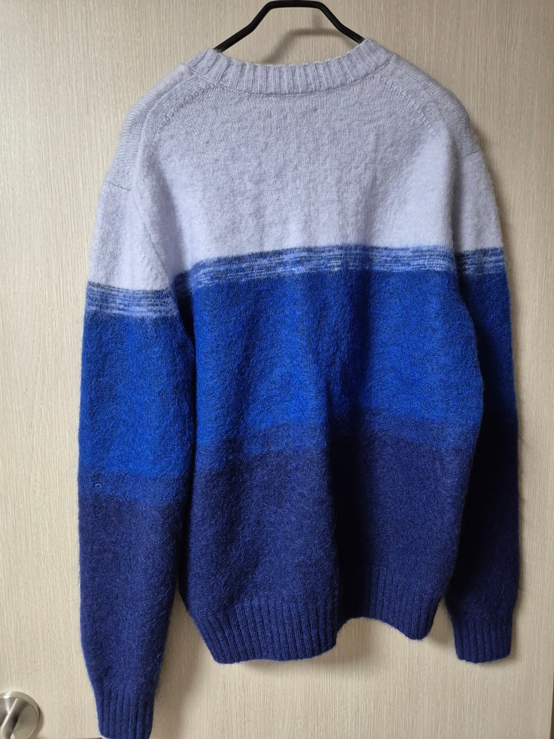 Cos 코스 신형  컬러블록  니트 스웨터 블루 M 상품이미지2
