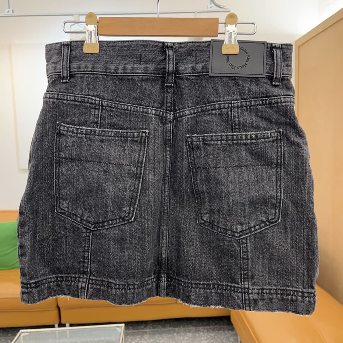 마뗑킴 흑청 미니스커트 M C05600 상품이미지2