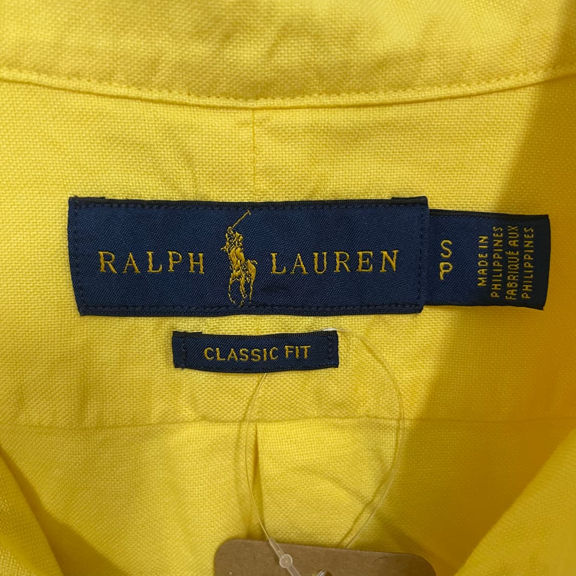 폴로랄프로렌 옐로우 셔츠 상품이미지3