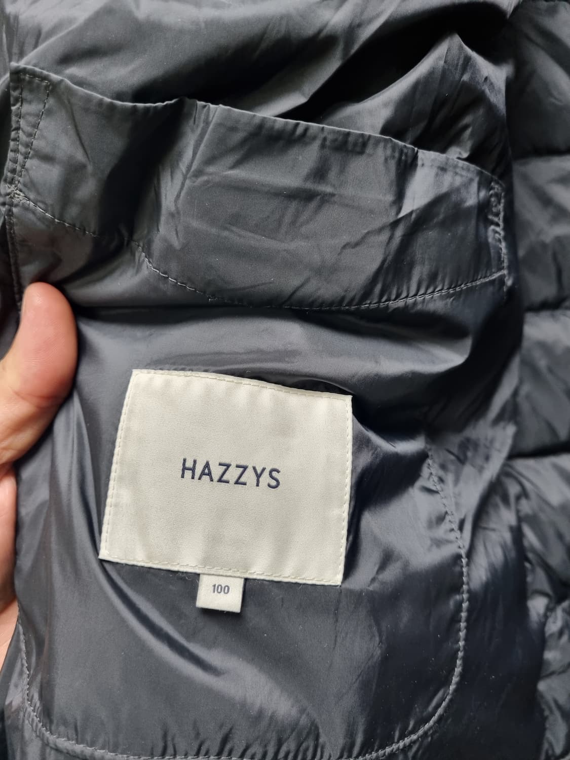 [남100/24년] 헤지스 패딩코트 블랙 상품이미지7