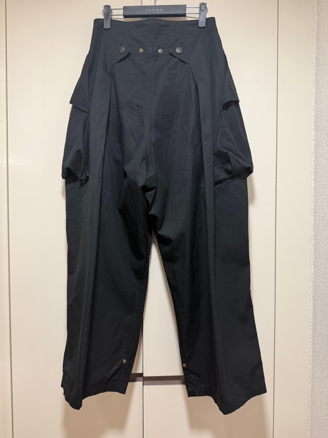 캐피탈 콤베드 개버딘 Ao 다이 카고 팬츠 블랙 1 사이즈 상품이미지2