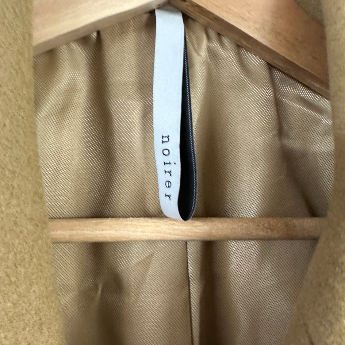 노이어 헤비 울 더블 브레스티드 하프 코트 상품이미지2
