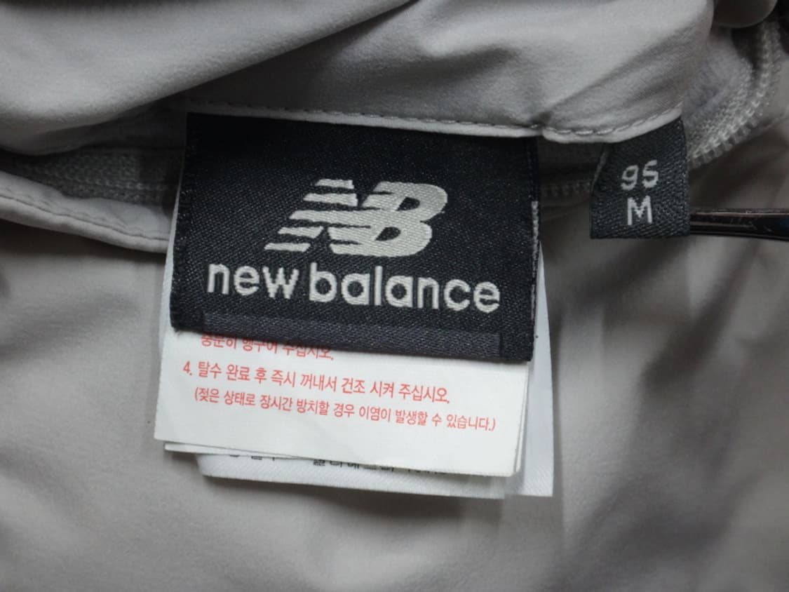 (M/95) 뉴발란스 컬러블록 플리스 리버서블 다운 점퍼 상품이미지9