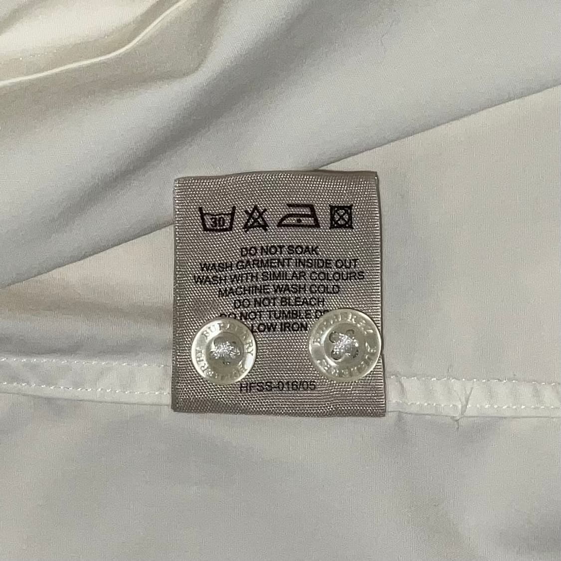 [Burberry] White Short Sleeve Shirt 상품이미지5