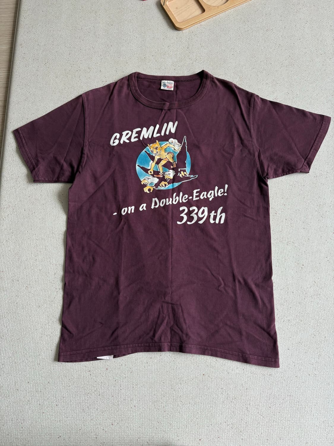 버즈릭슨 그렘림 버건디 반팔티 상품이미지1