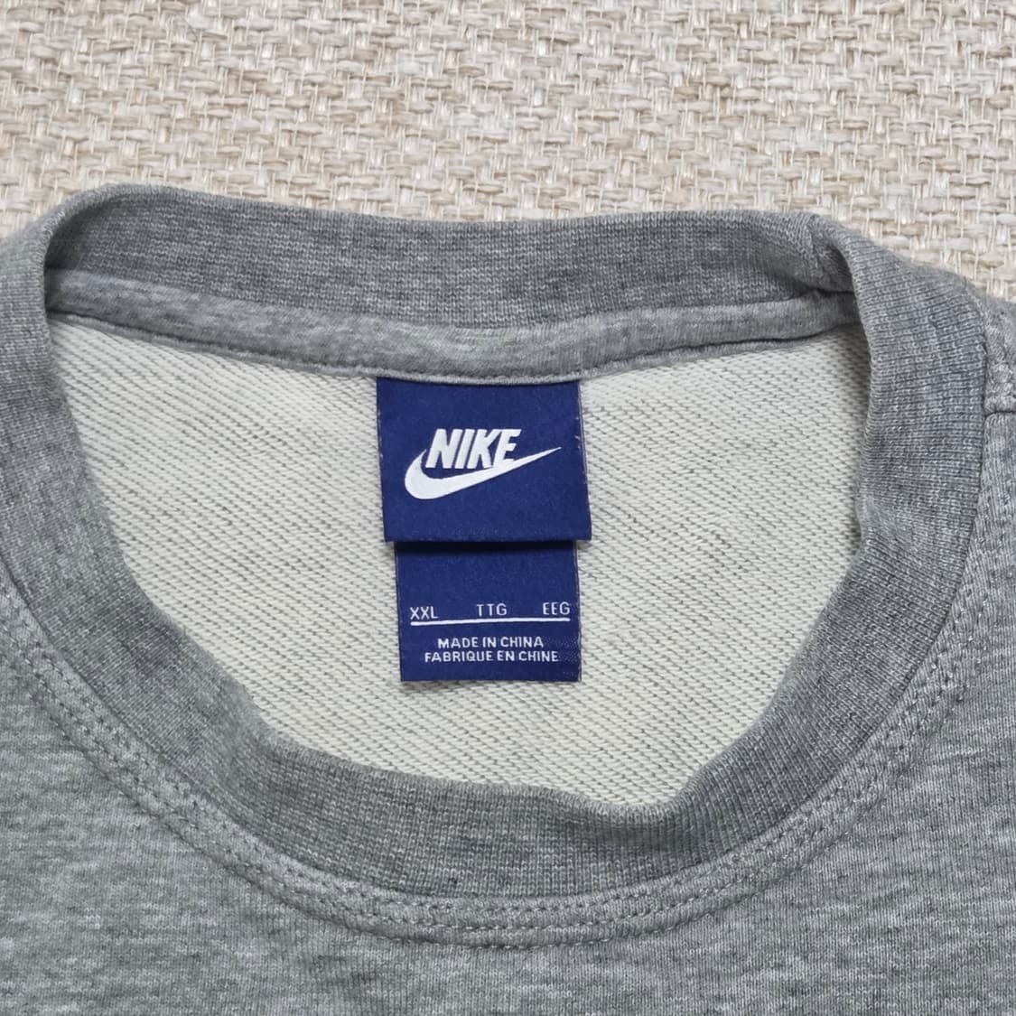 Nike 나이키 XXL 스우시 맨투맨 그레이 상품이미지3