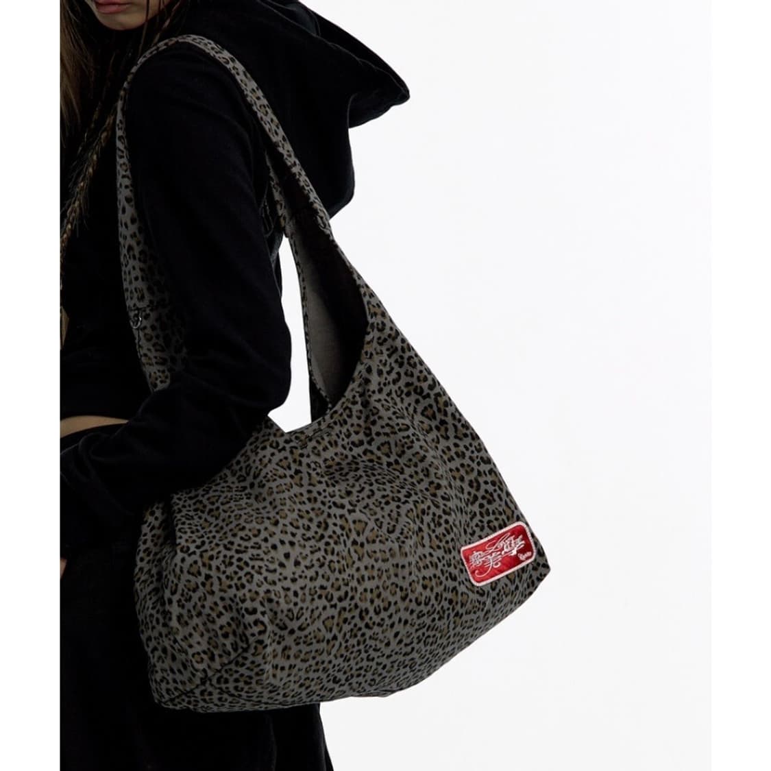 (미개봉) 카시코 레오파드 숄더백 블루그레이 상품이미지2