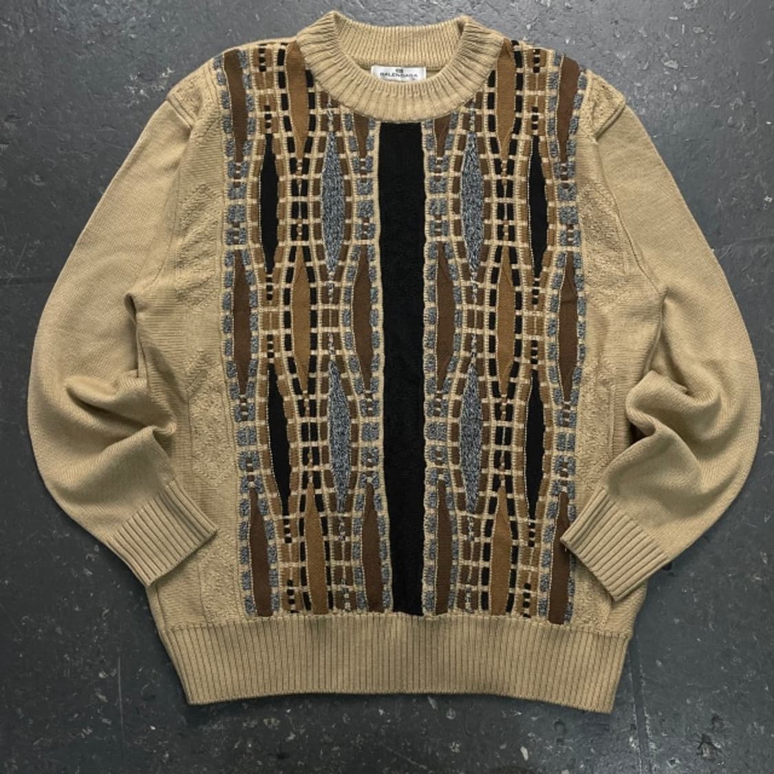 100 발렌시아가 케이블 니트 상품이미지1