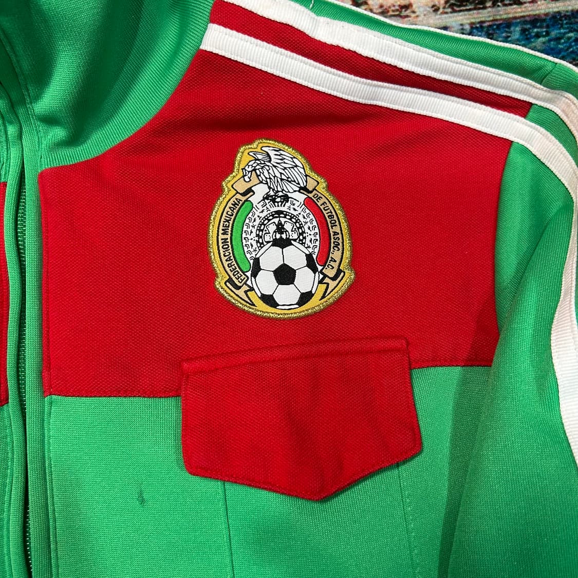 [L] 00s 아디다스 맥시코 국대 져지 트랙탑 상품이미지3