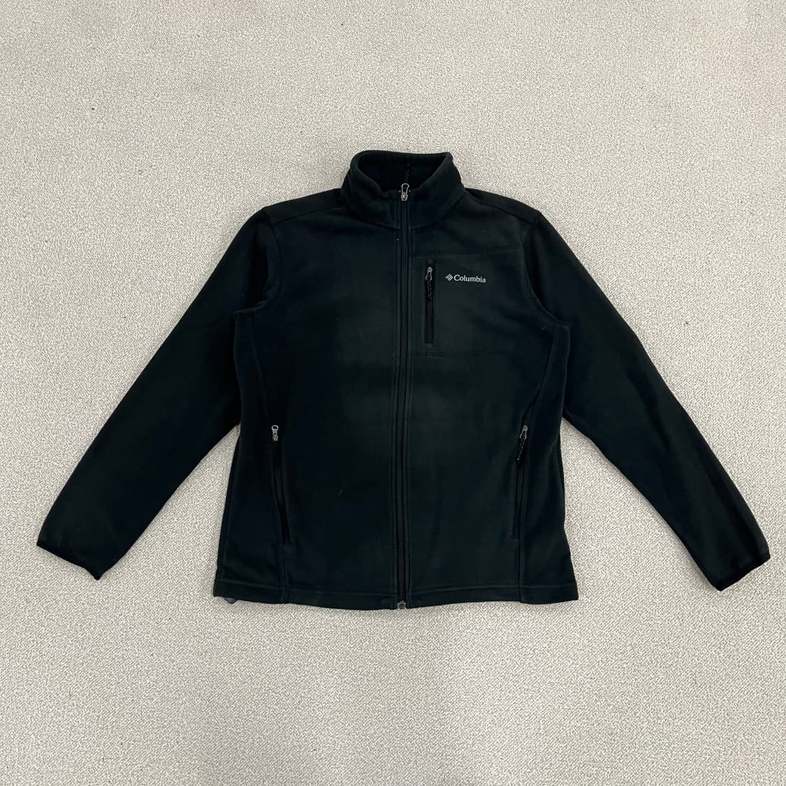 M 콜롬비아 블랙 플리스 집업 자켓 0128M 상품이미지1