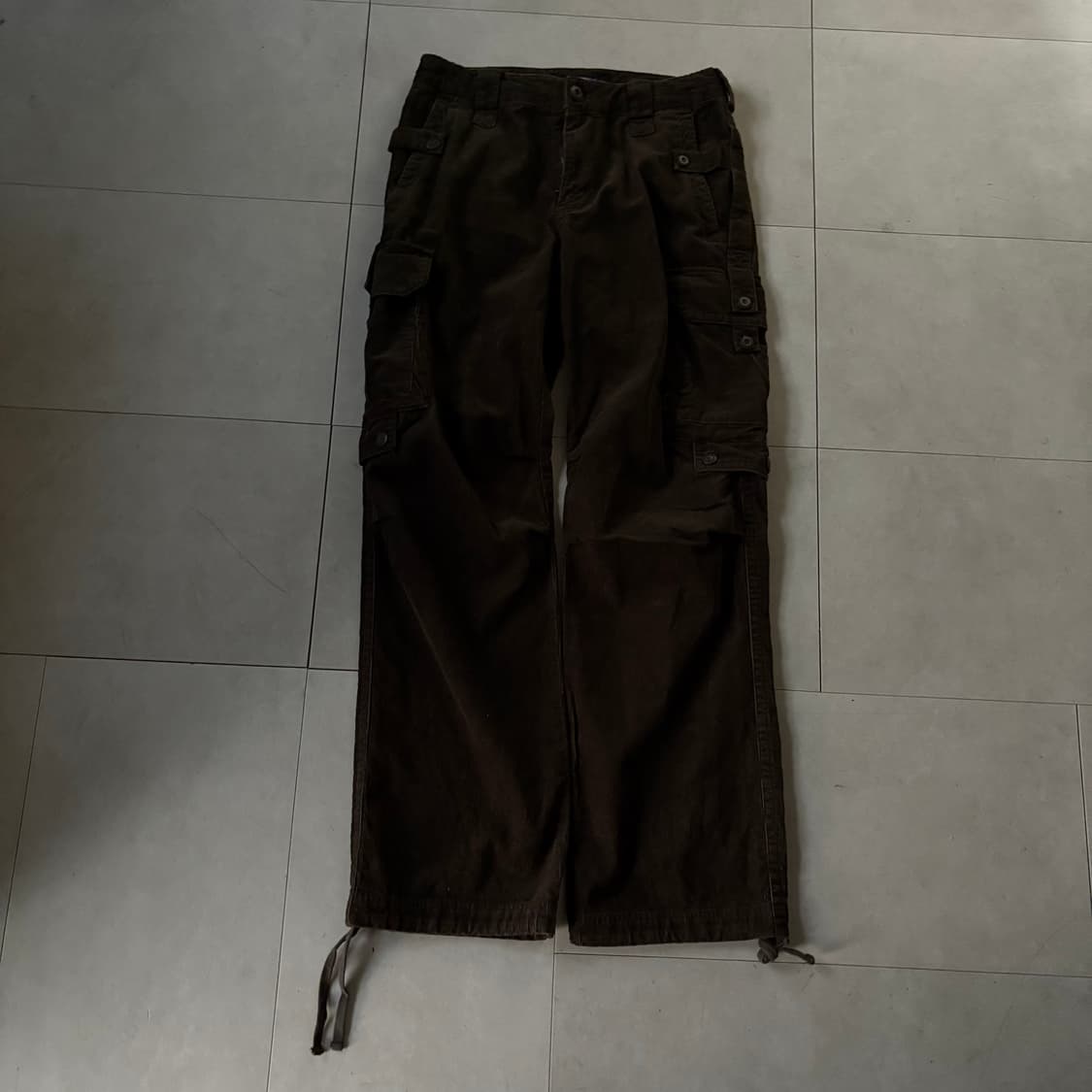 브라운 코듀로이 카고팬츠 상품이미지6