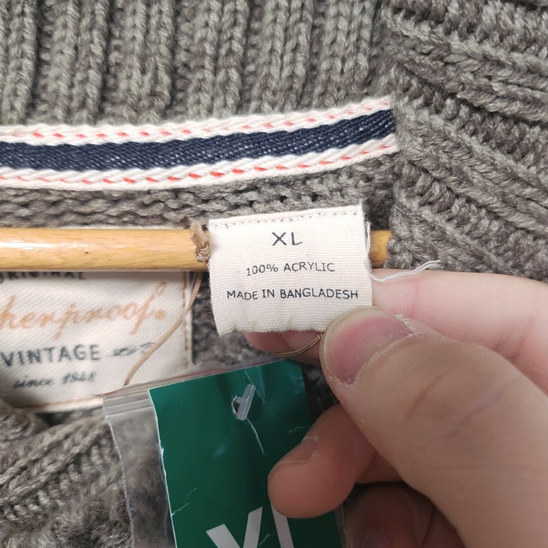 [XL] 노르딕 패턴 숄카라 니트 상품이미지4