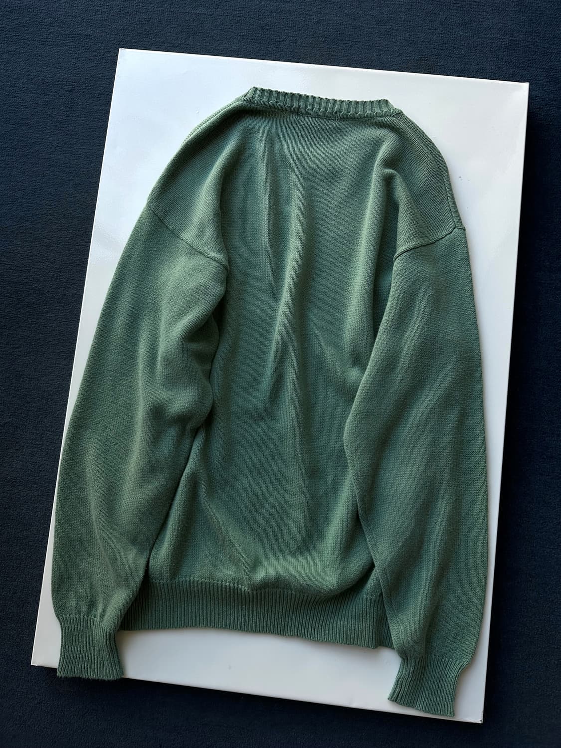 Cotton crewneck knit P/O 상품이미지3