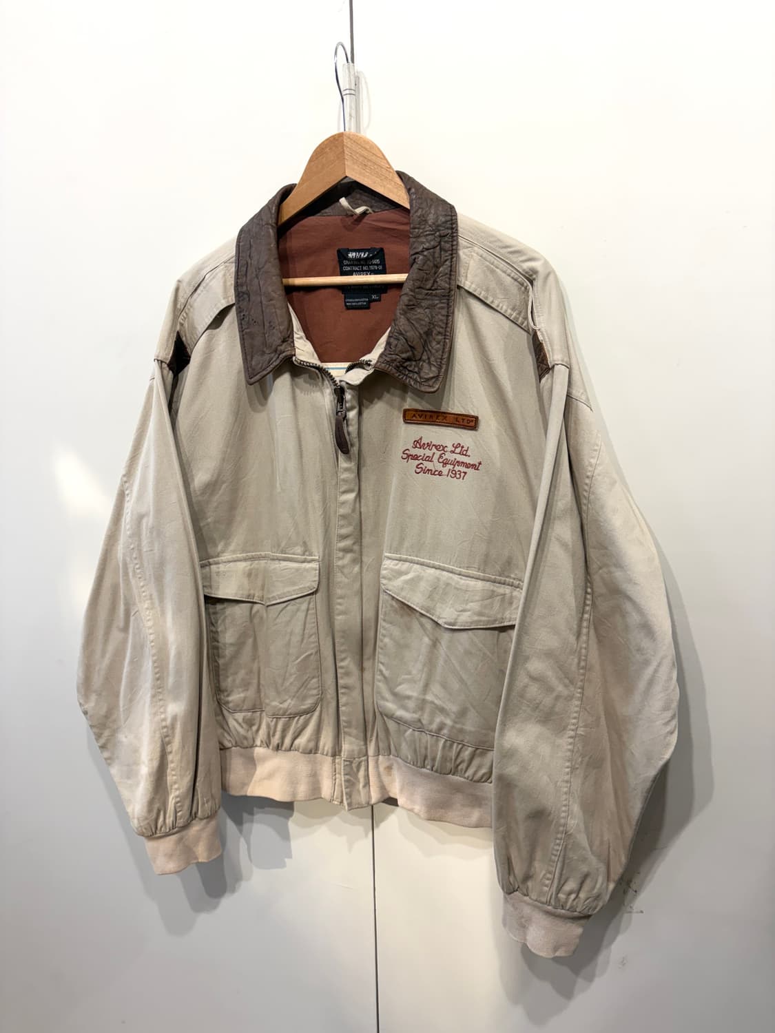 90's 아비렉스 Type-2 플라이트 자켓 상품이미지2