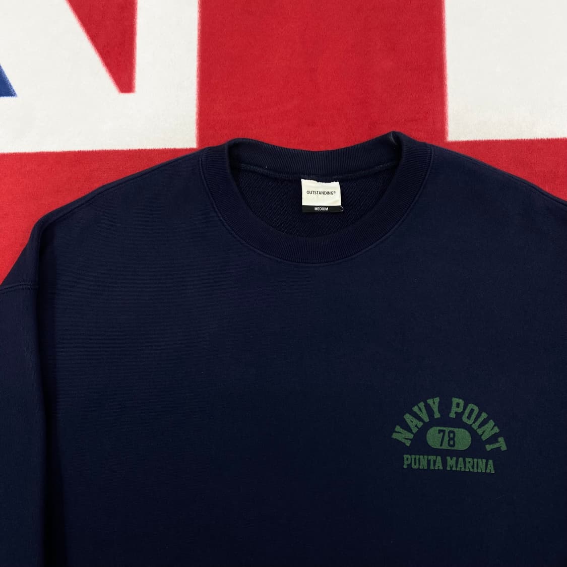 아웃스탠딩 맨투맨 M 실측 L -XL  상품이미지3