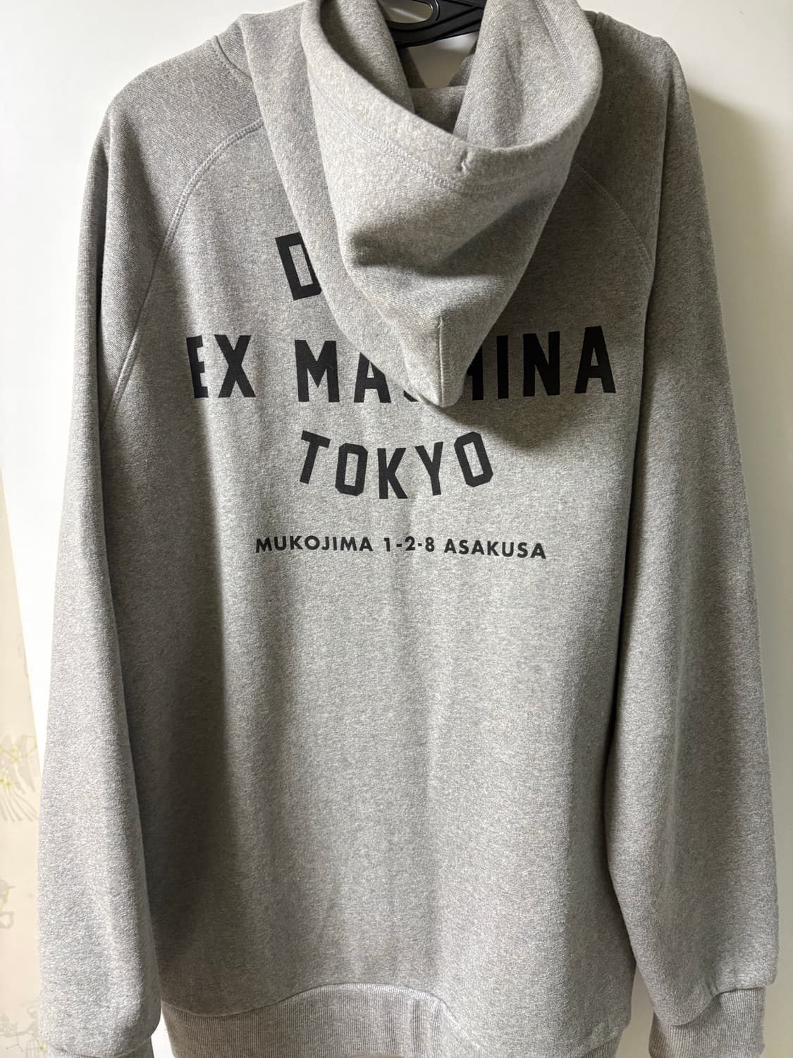 데우스 도쿄 그레이 후드티 XL 상품이미지2