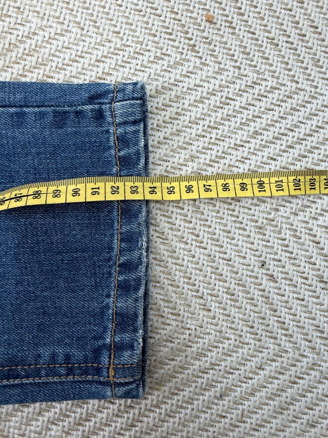 정품) 럭키슈에뜨 패치 데님 청바지 36(26) 상품이미지8