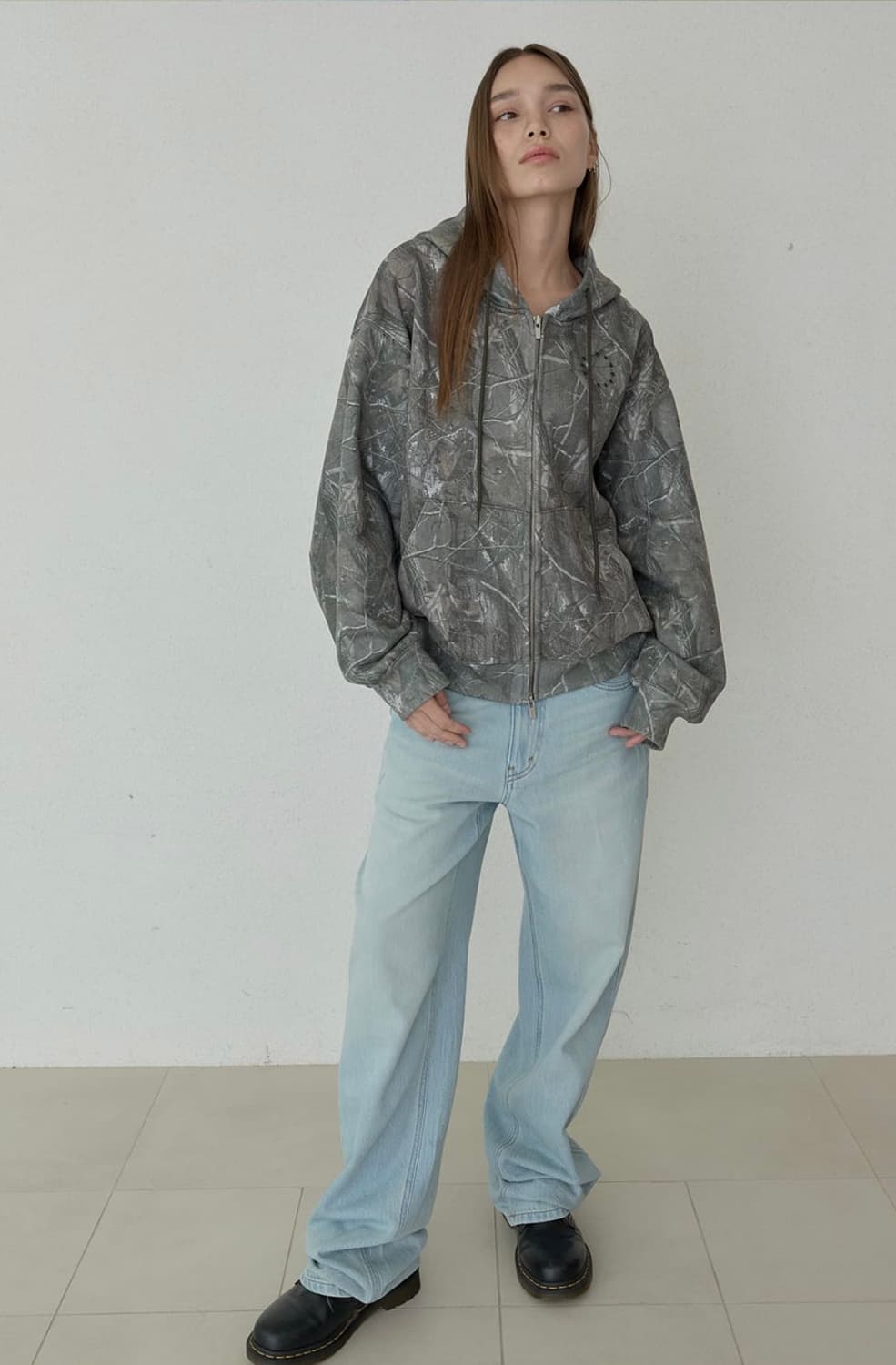 [새제품] 오데스 리얼트리 후드집업 상품이미지3