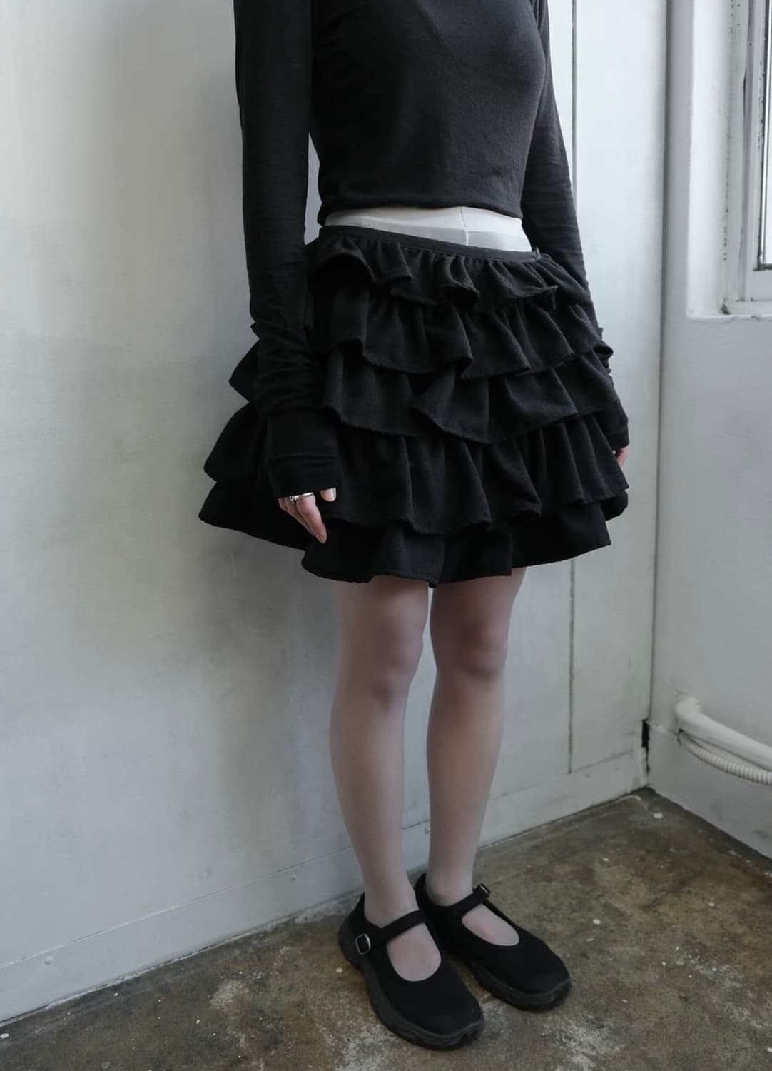 soonji 순지 헤비 플레어스커트 상품이미지2