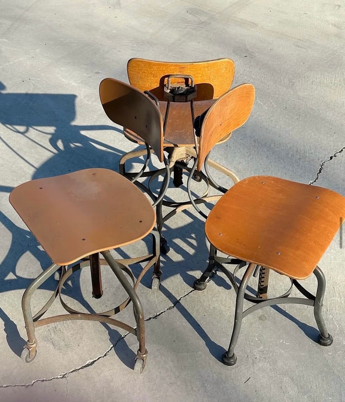 빈티지 Toledo 톨레도 인더스트리얼 스위블 체어 상품이미지1