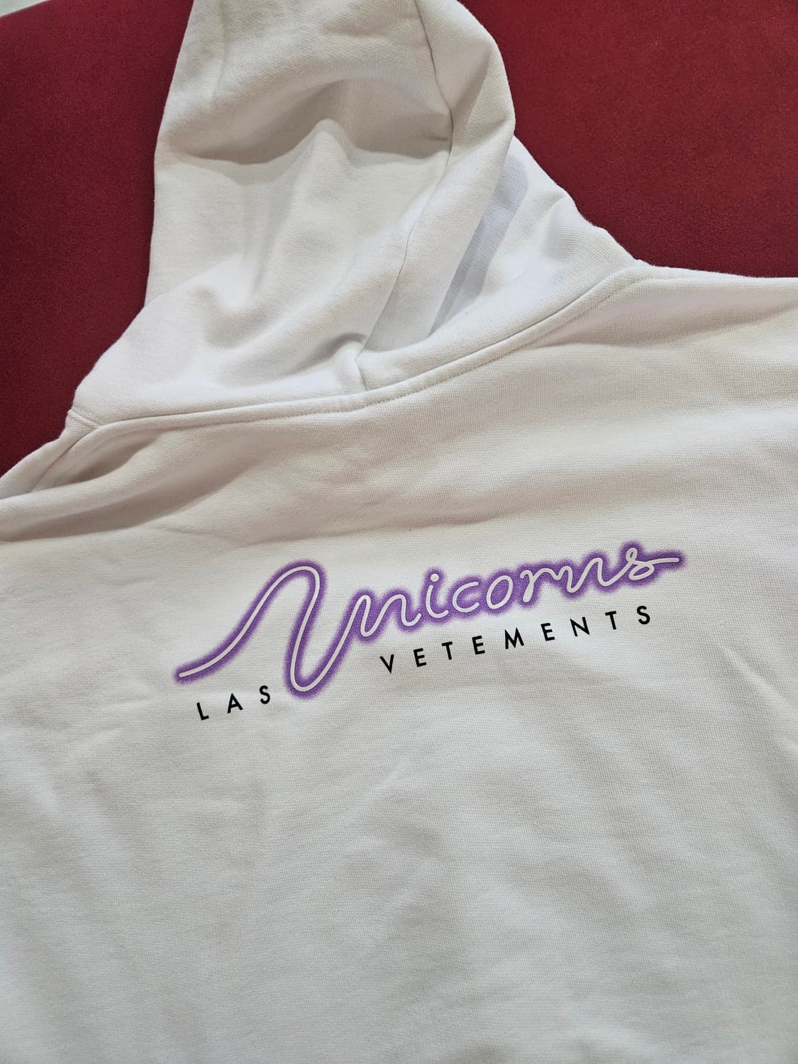 [L] 베트멍 유니콘 에디션 후드 화이트 상품이미지2