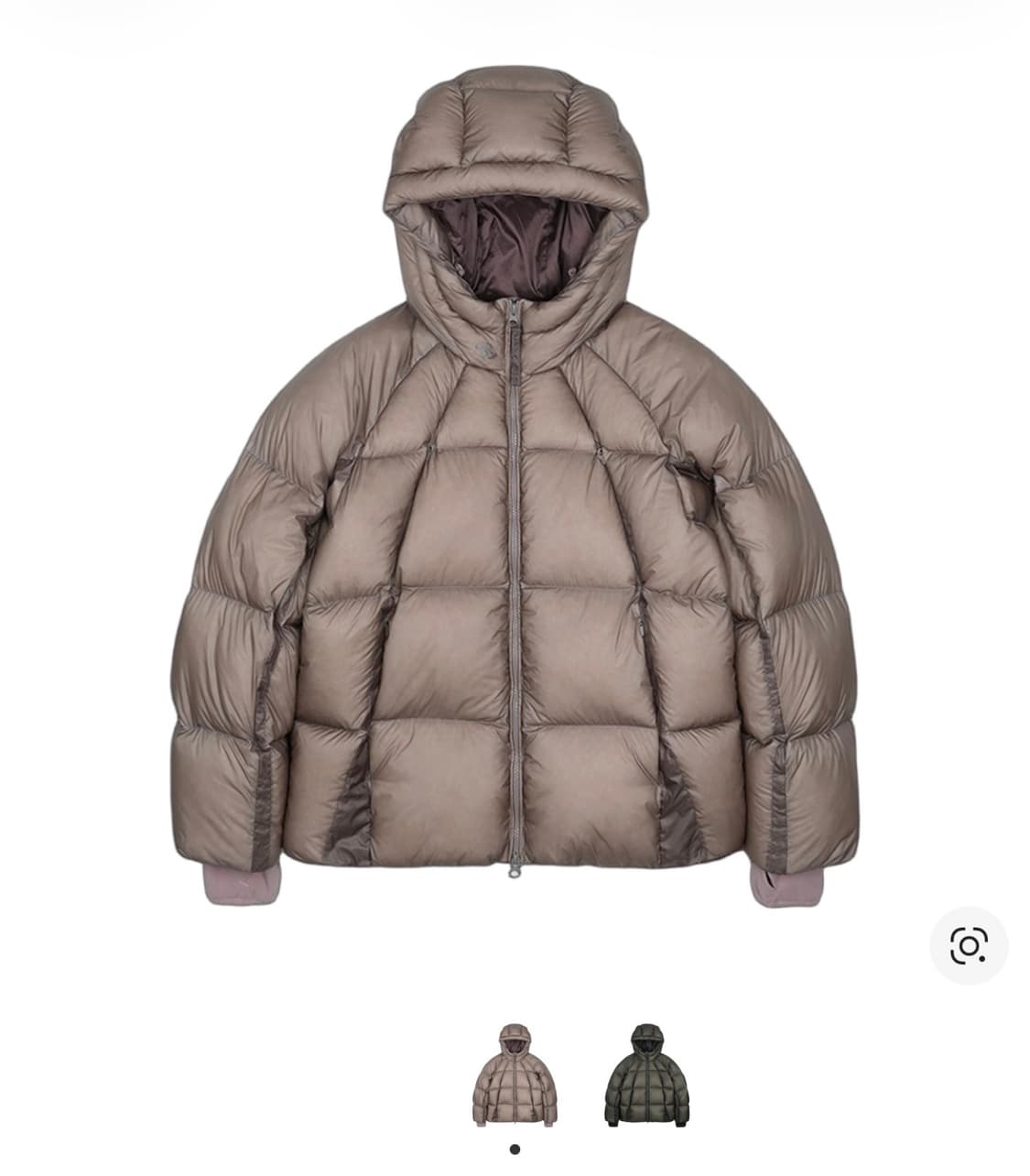 산산기어 셰이드 푸퍼 자켓 애쉬 핑크 1사이즈 상품이미지1