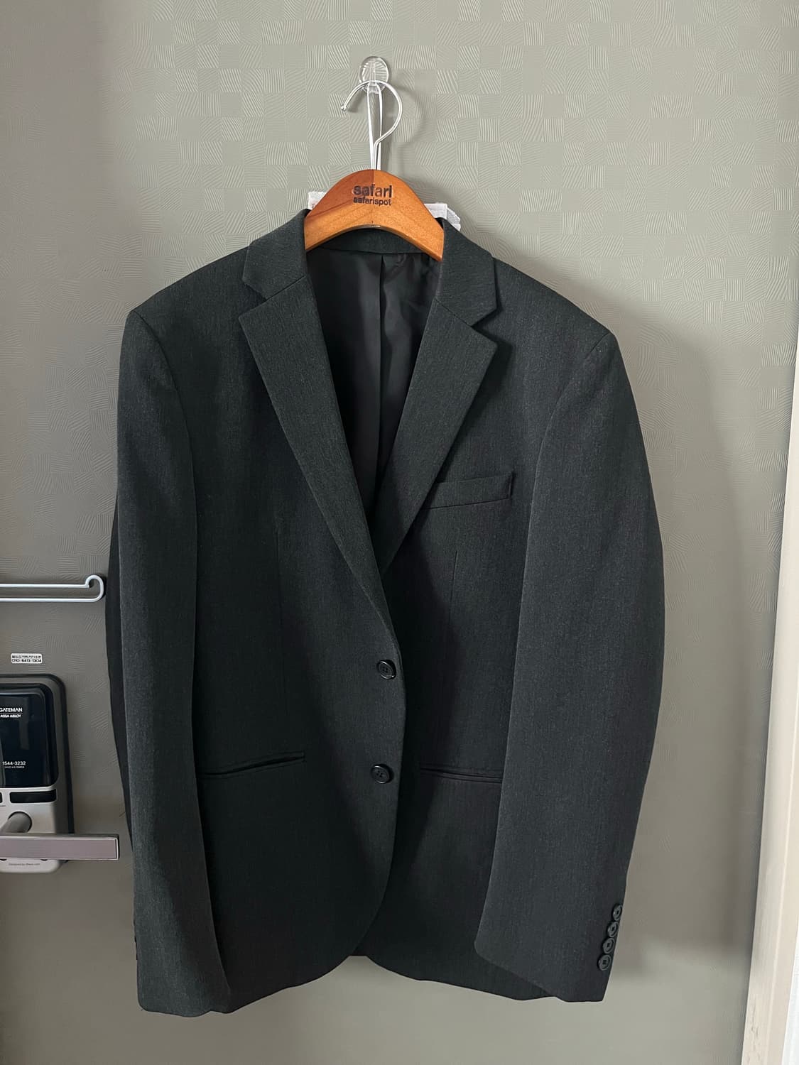 무신사 스탠다드 오버핏 블레이저 차콜 상품이미지1