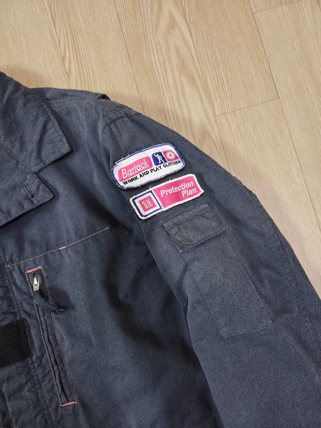 System-U inc 와펜 필드 재킷 상품이미지4