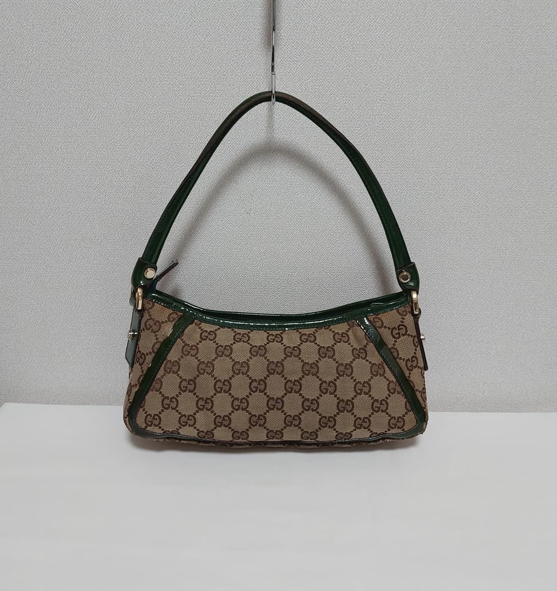 구찌 자가드 D링 숄더백 그린 (정품) 상품이미지5