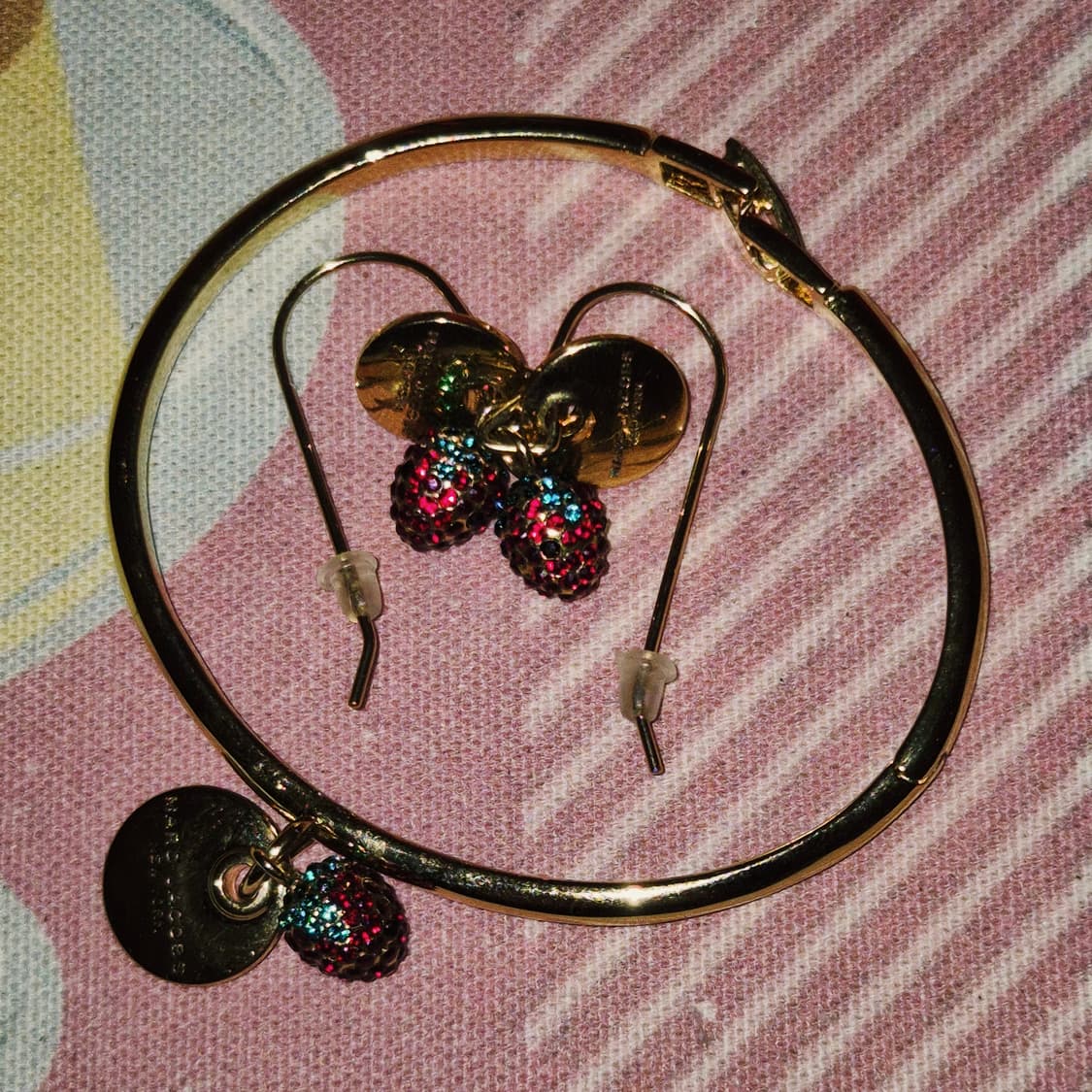 08s 마크제이콥스 파베 딸기 코인 뱅글&이어링 세트 상품이미지9