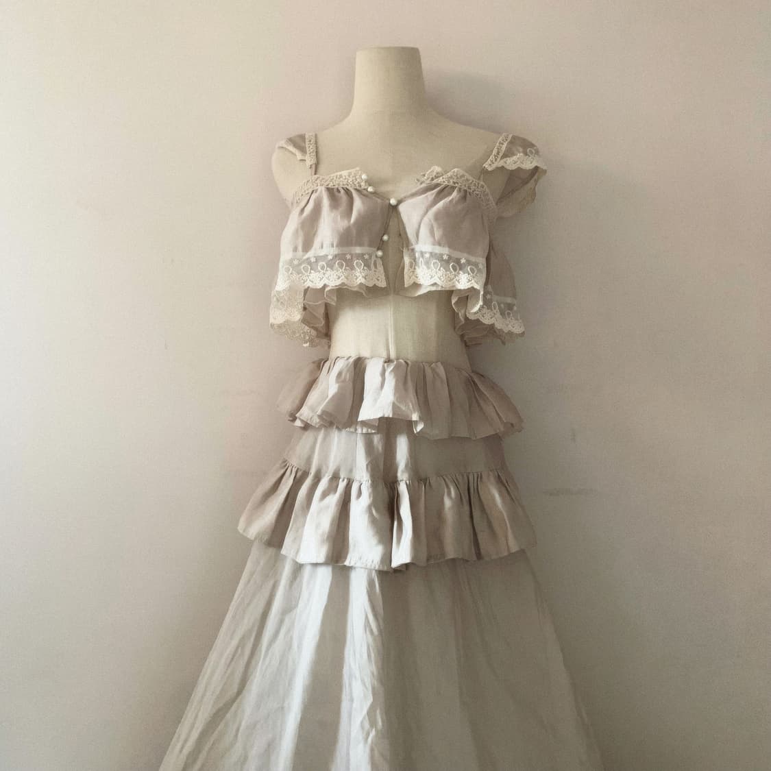 빈티지 투피스 페어리 원피스 페어리 스커트 빈티지 스커트 히피페어리 상품이미지2