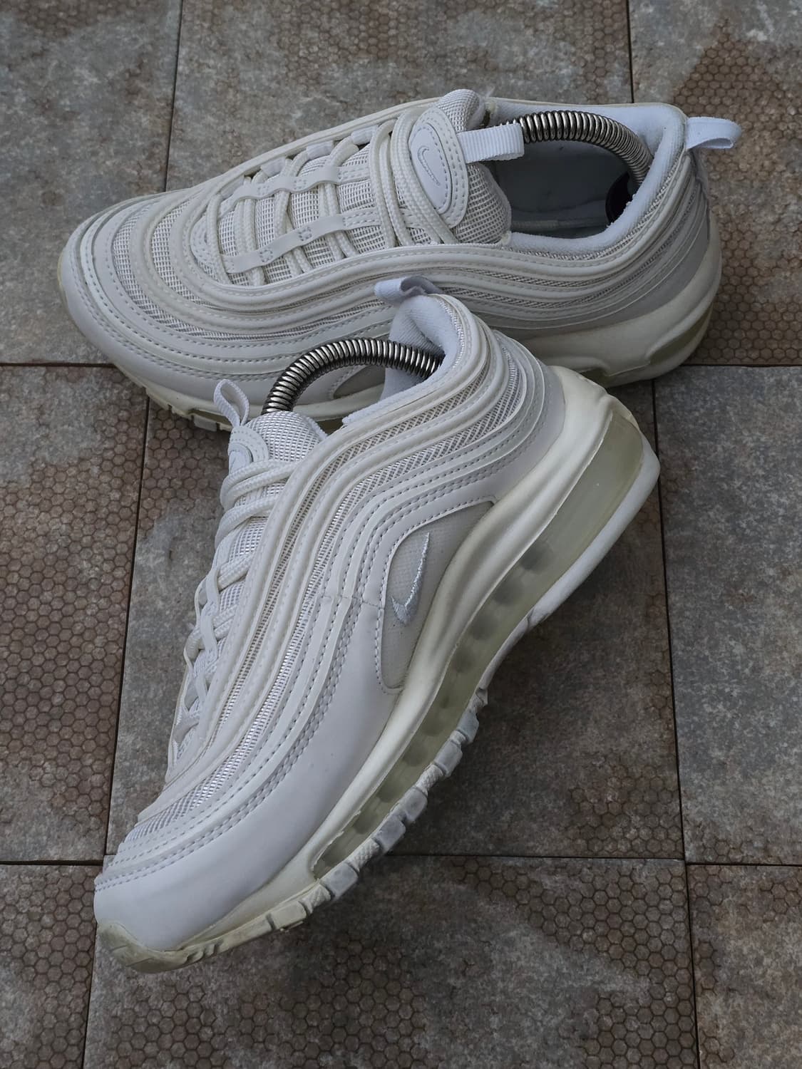 (230)나이키 에어맥스 97 트리플 화이트 상품이미지6