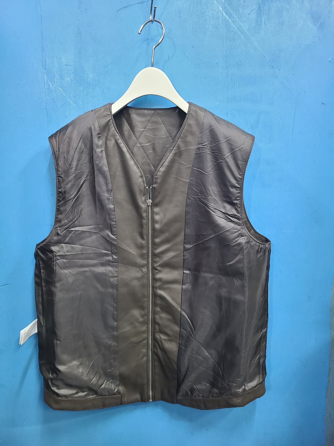 희귀 일본판 인터메조 가죽조끼 like아메카지 상품이미지7