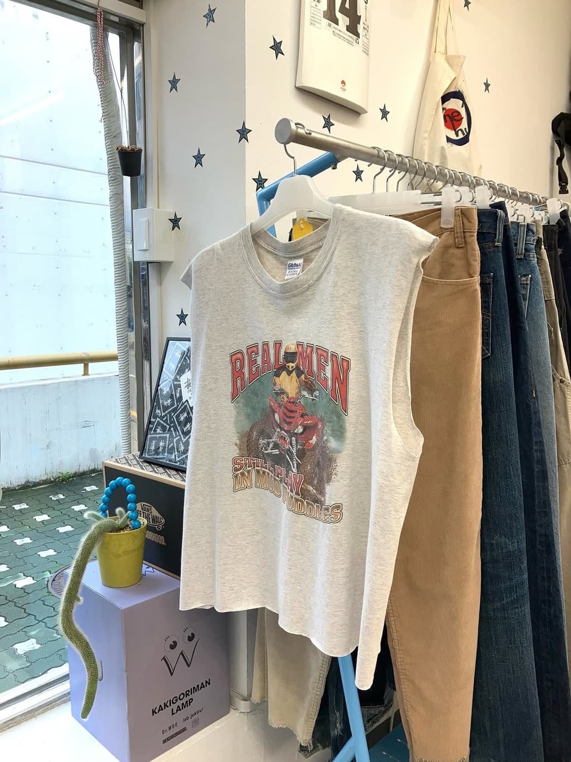 Gildan cutting sleeveless  상품이미지3