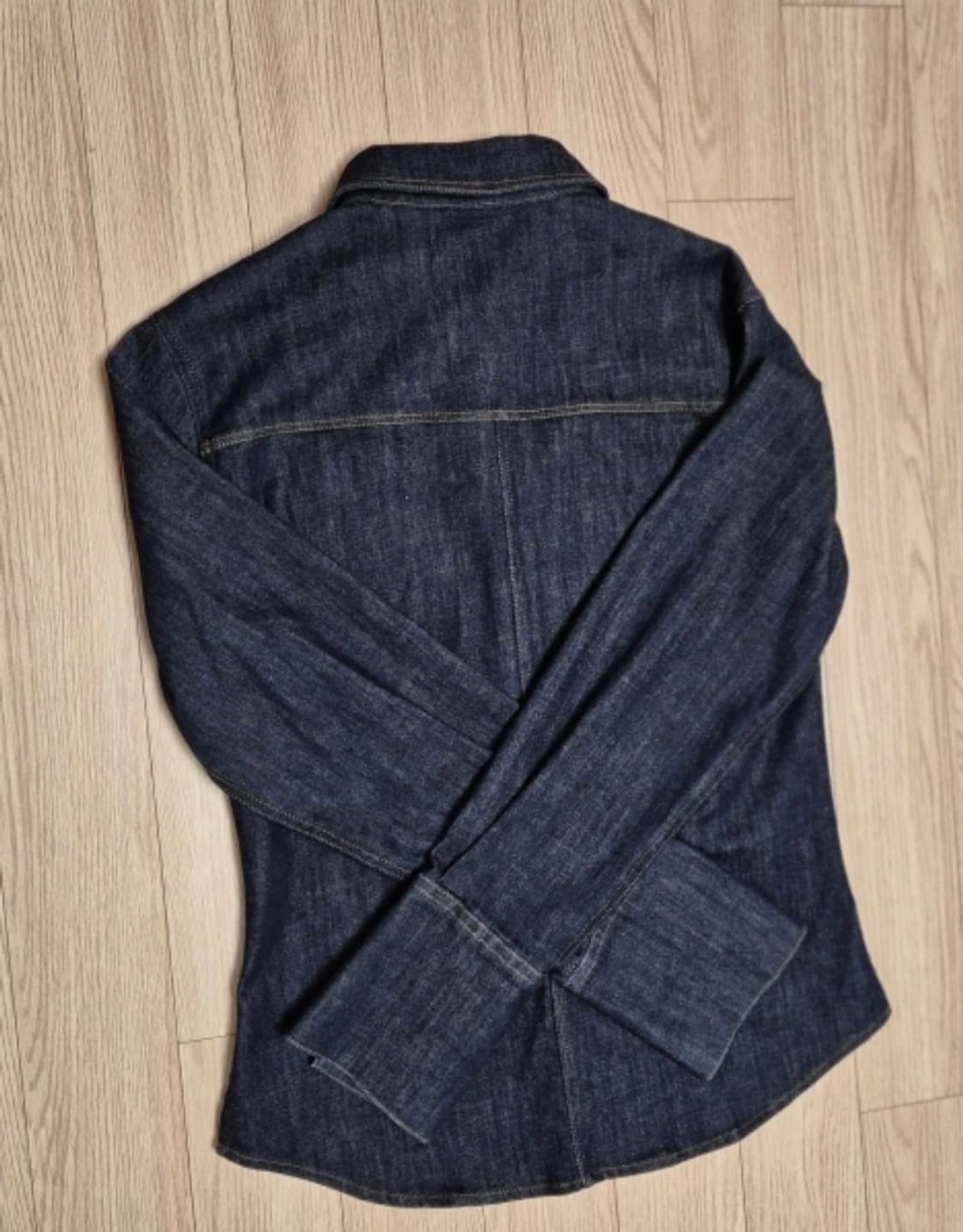 아미 하트로고 데님 여성 셔츠 L 사이즈 상품이미지6