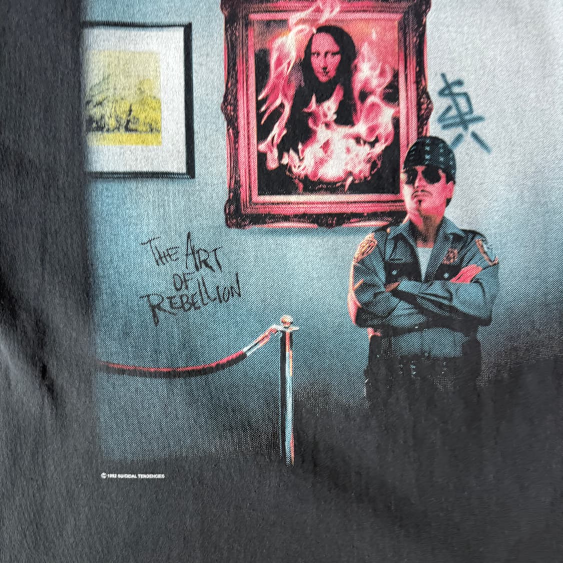 수이사이드 텐던시즈 (1992 Art of Rebellion)투어티셔츠 상품이미지4