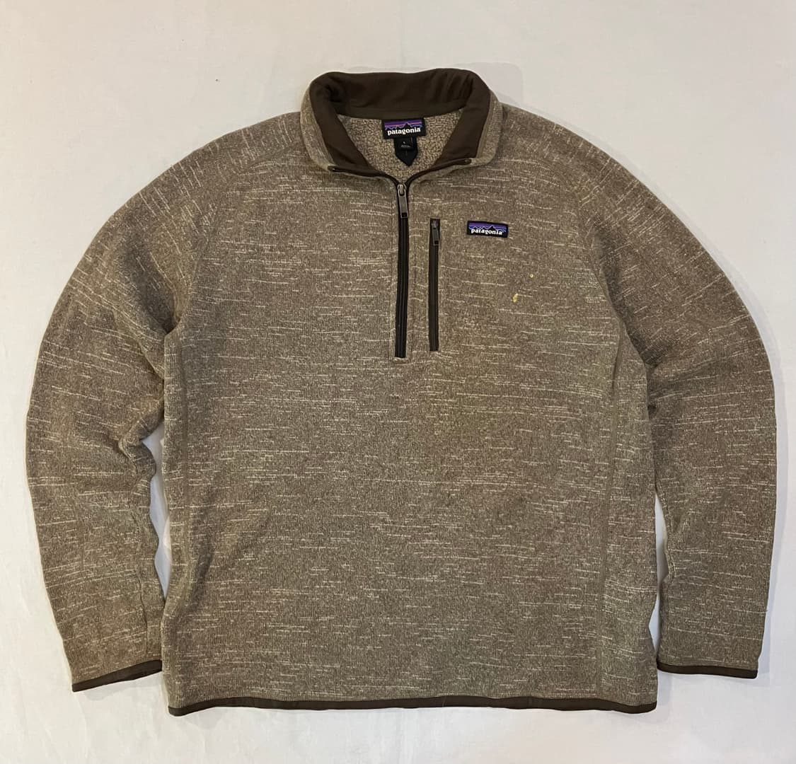 파타고니아 신칠라 베터 하프집업 풀오버 플리스 브라운 상품이미지1