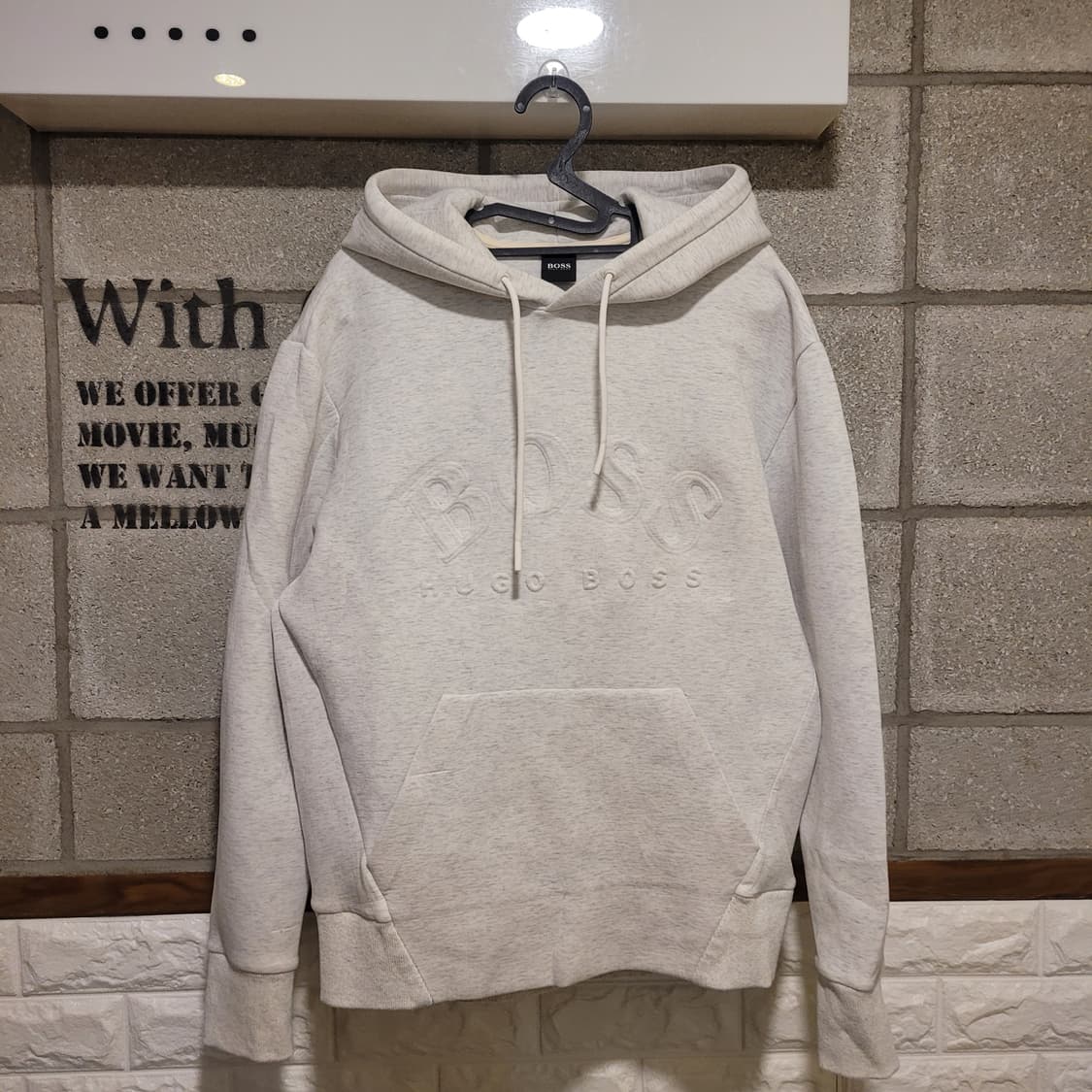 휴고보스 3D로고 후드 S 상품이미지1