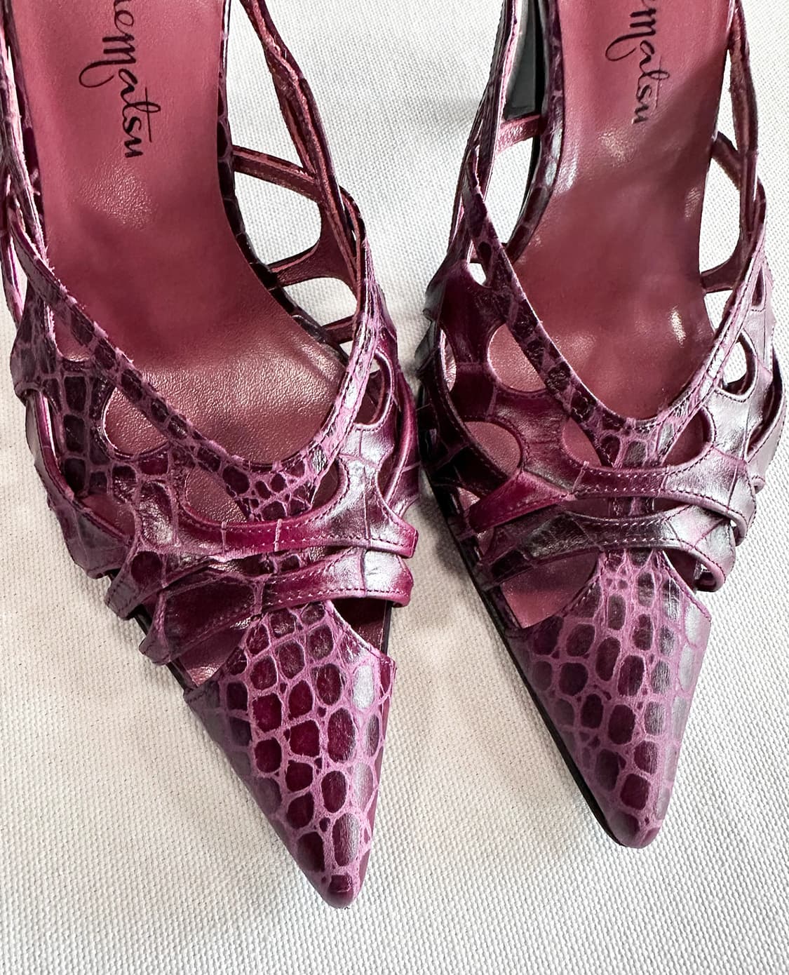 GINZA KANEMATSU heel mules 상품이미지5