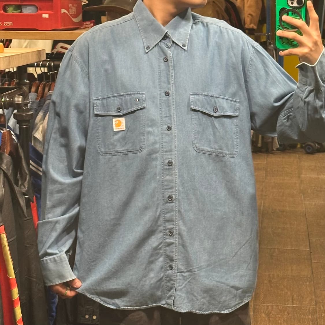 [HI] 칼하트 데님셔츠 상품이미지1