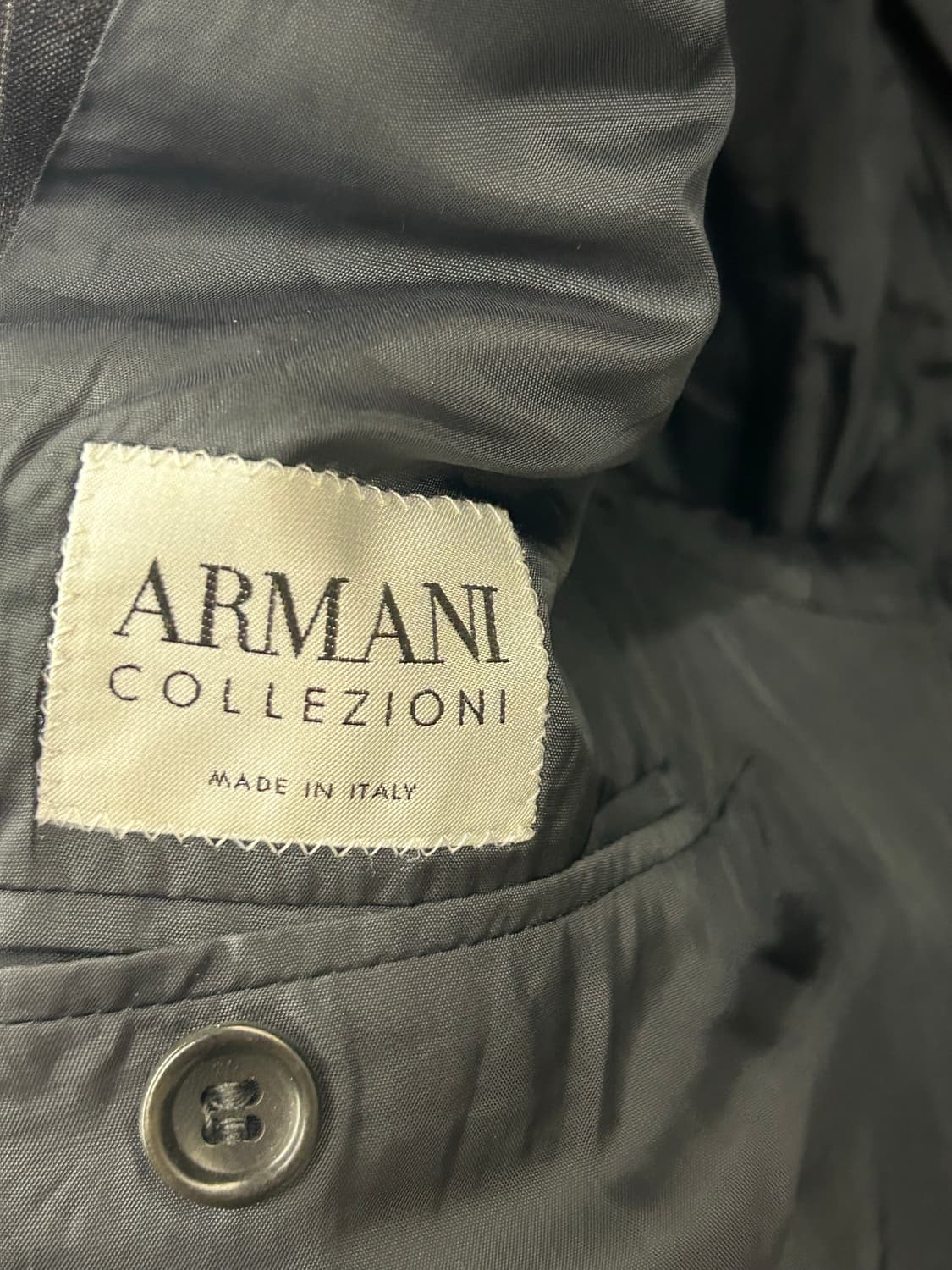 이태리 아르마니(ARMANI) 스트라이프 정장 블랙 자켓 상품이미지5