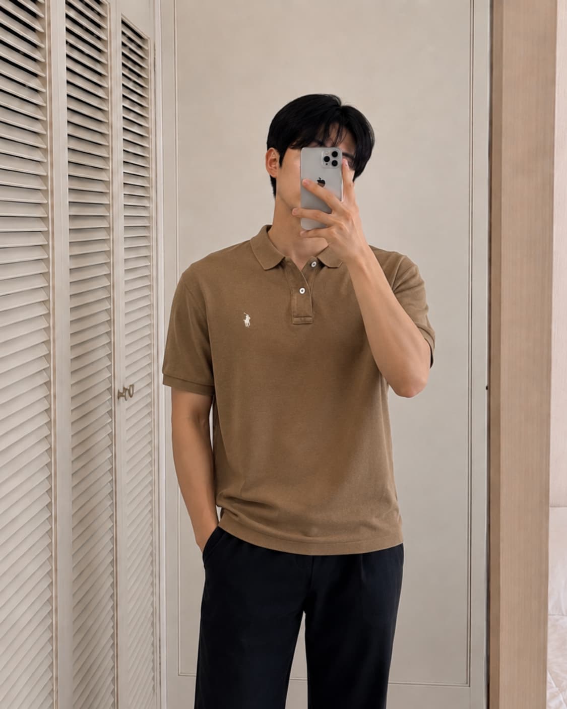 폴로 랄프로렌 브라운 반팔 카라티 상품이미지4