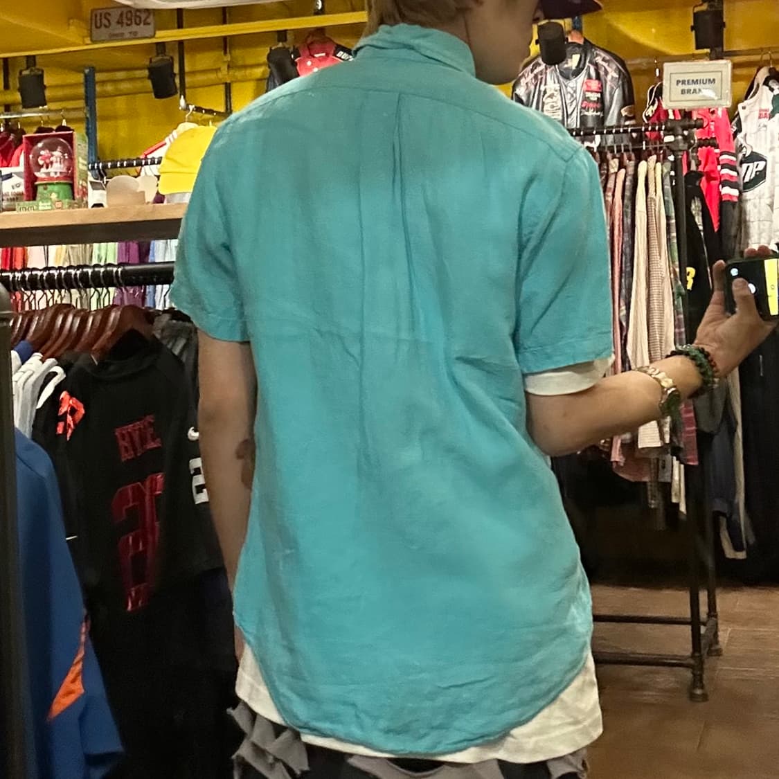 [HI] 폴로 랄프로렌 반팔 셔츠 스카이블루 상품이미지5