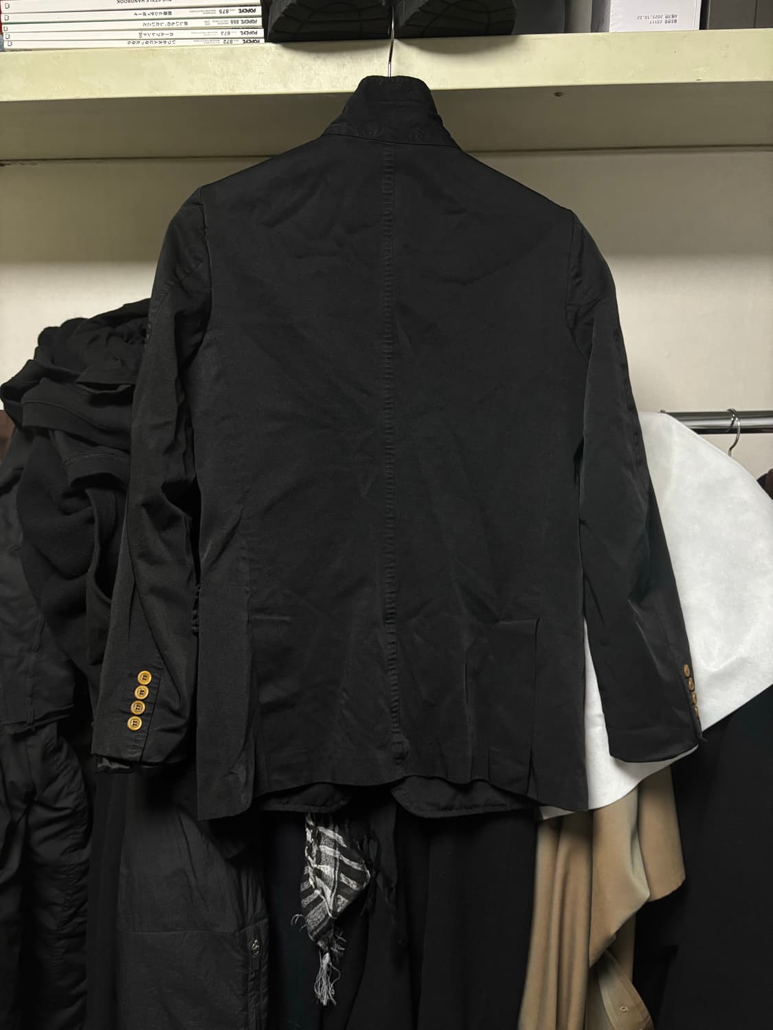 Comme des garcons homme deux 축융 폴리 자켓 s 상품이미지2